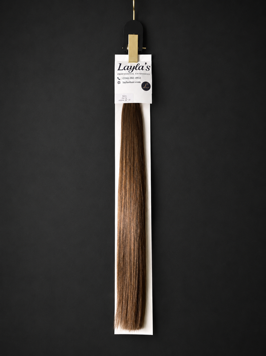 Brown with ash highlights